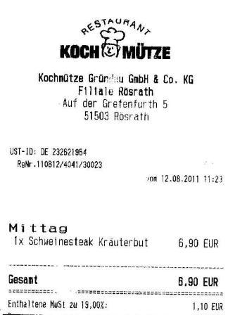 bgrs Höffner Kochmütze Restaurant